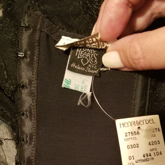 Only Hearts Lace Corset Bra Sz 36C Henri Bendel - Picture 6 of 8